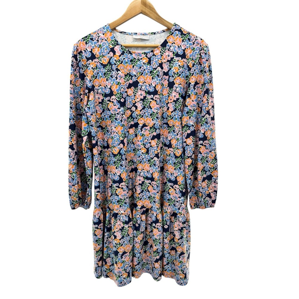 Smith & Quinn Quincy Mini Dress Dainty Floral Long Sleeve Large Garden Cottage